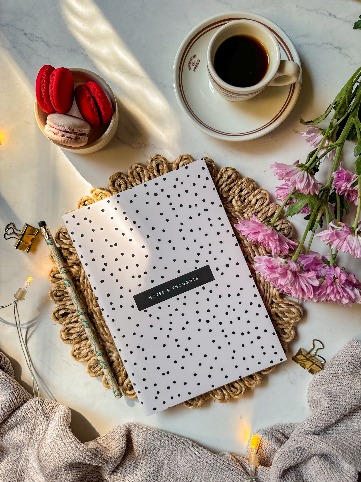 Speckled | Black | A5 Softcover Notebook