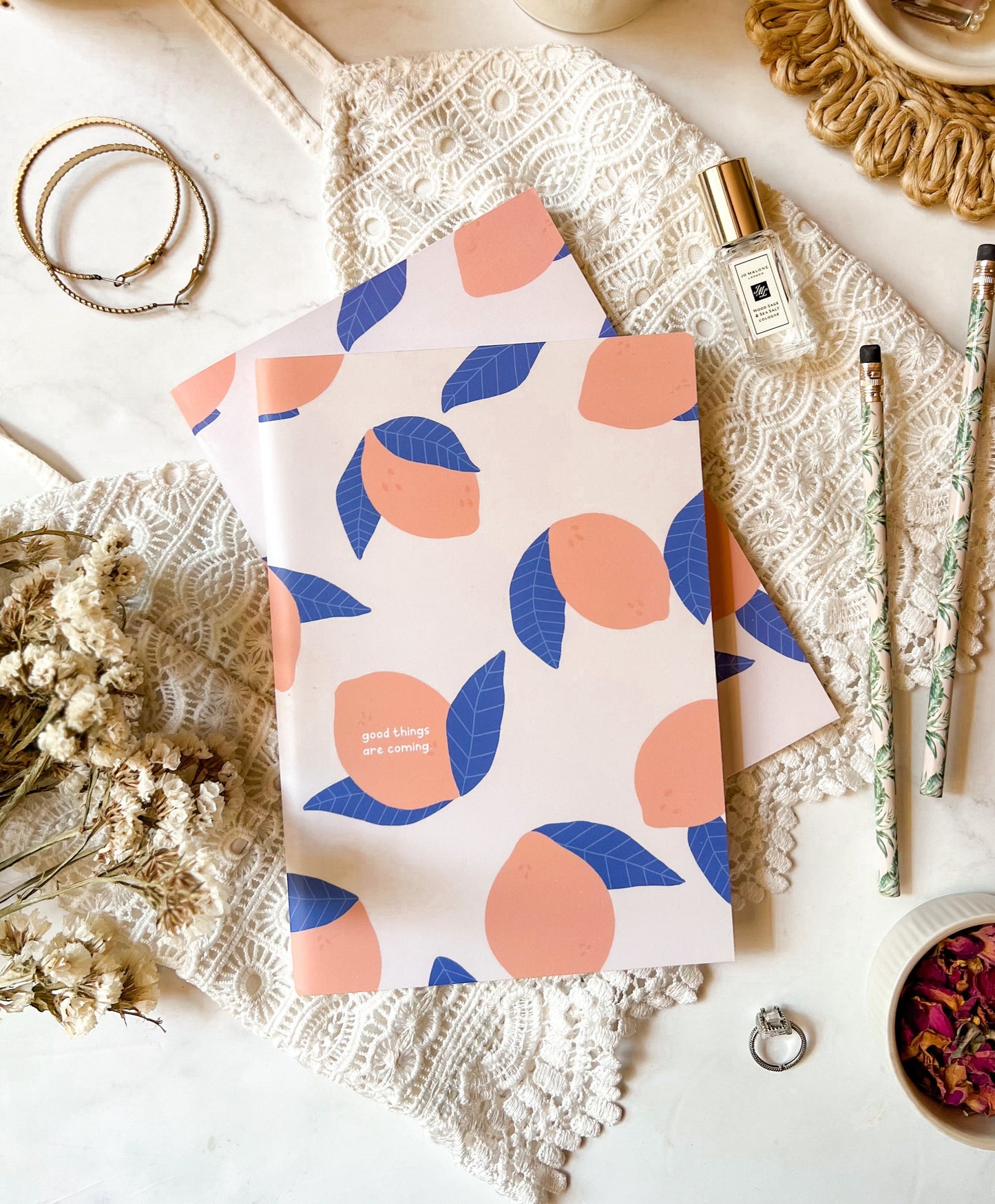 Pink Lemon | A5 Softcover Notebook