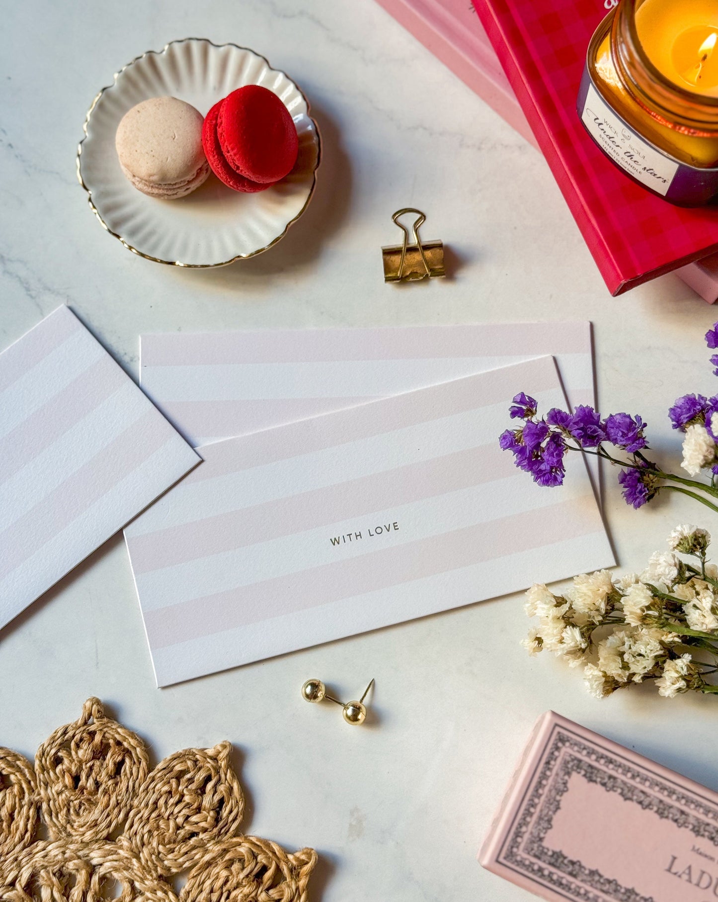 Striped | Soft Beige | Envelopes