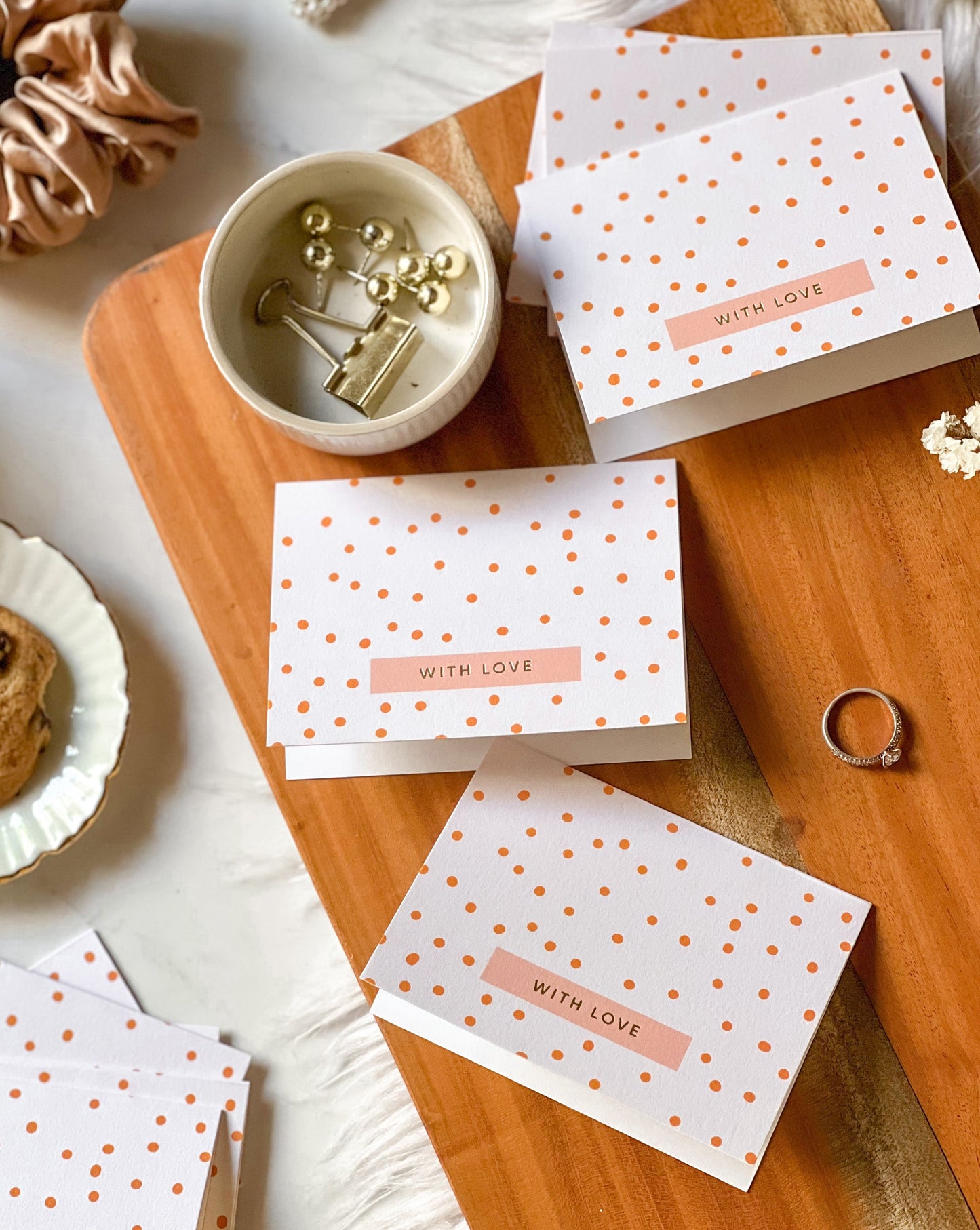 Speckled | Peach | Note Cards