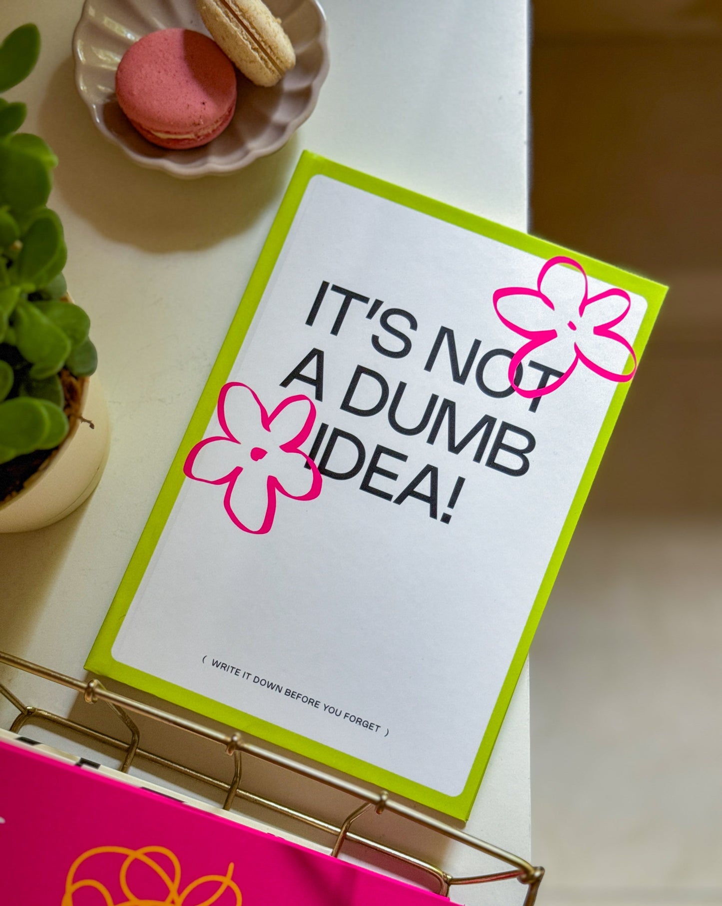 It's Not a Dumb Idea | A5 Hardcover Notebook