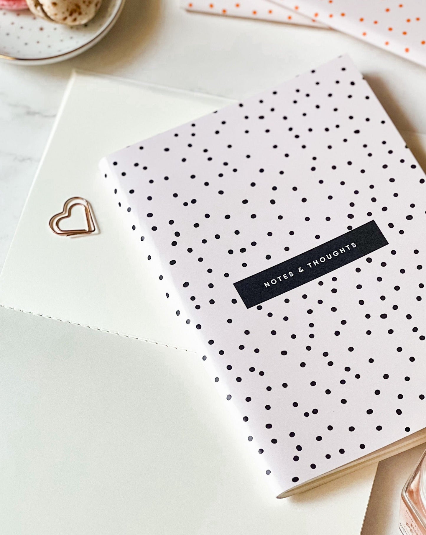 Speckled | Black | A5 Softcover Notebook